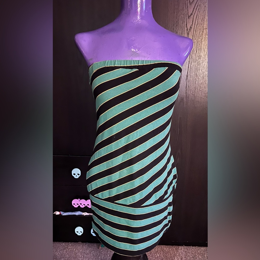 💀 Green Tube Dress